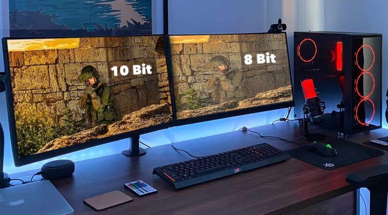 output color depth 8 vs 10 gaming