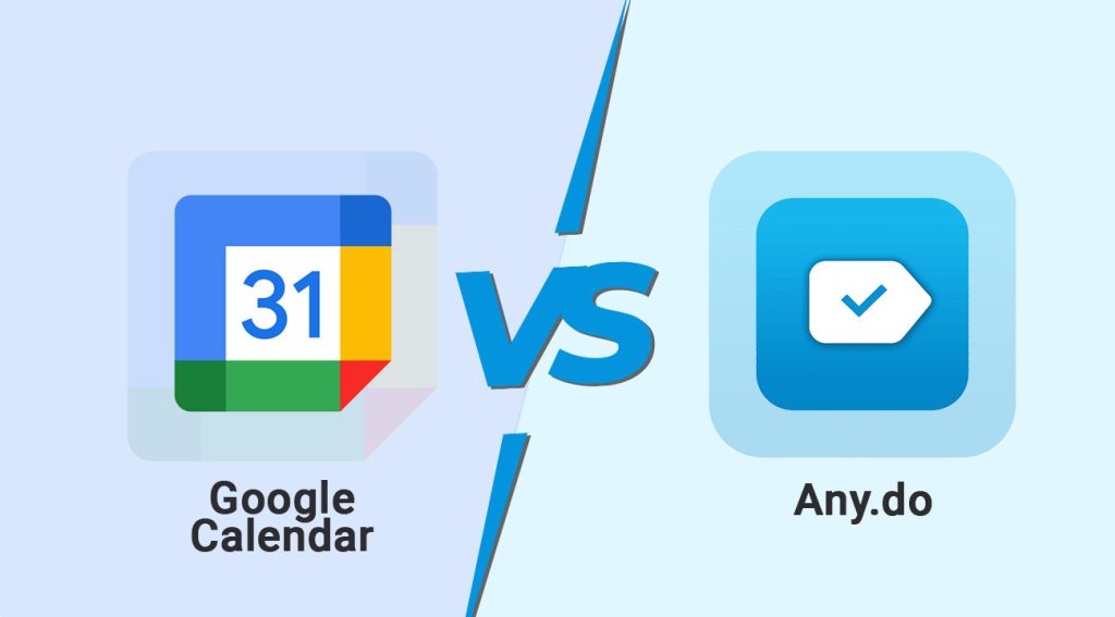 Comparison Between Google Calendar vs 8 Alternative Calendars