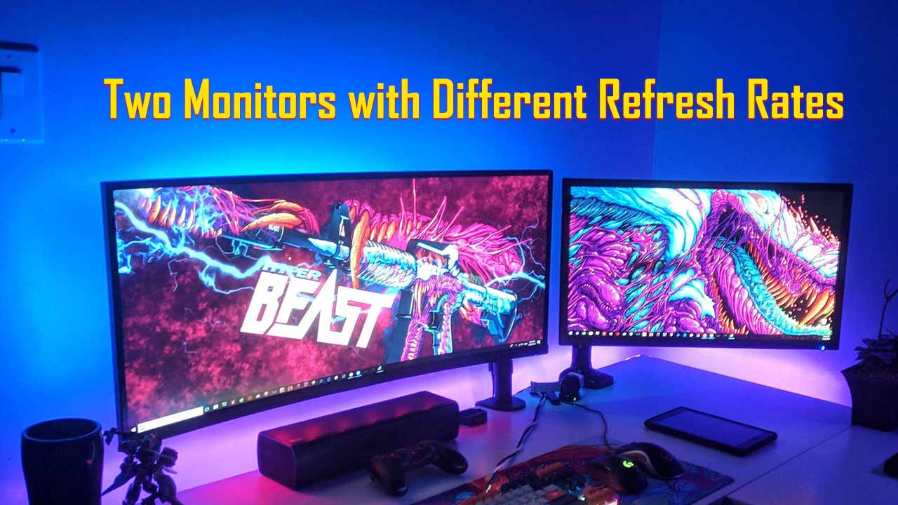 Pros and Cons of Using Two Monitors with Different Refresh Rates