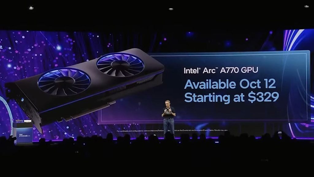 About Intel Arc A770